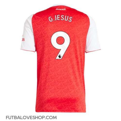 Dres Arsenal Gabriel Jesus #9 Domáci 2025-26 Krátky Rukáv